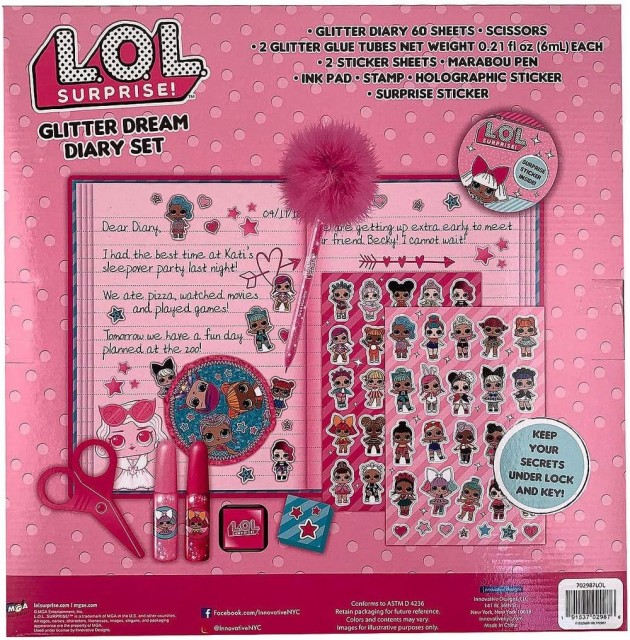 エルオーエルサプライズ 人形 ドール Glitter Dream Diary Set LOL! Surprise Standardの通販はau
