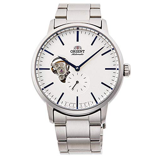 腕時計 オリエント メンズ Orient Men's Automatic Watch with Stainless Steel Strap, Silver, 15 (Model