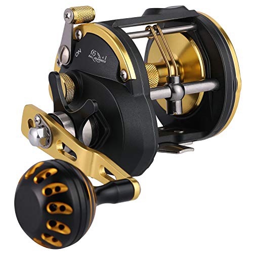 リール 釣り道具 フィッシング Sougayilang Trolling Reel Saltwater Level Wind Reels, Drag Reels Boa