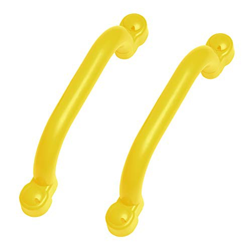 ジャングルジム ブランコ 屋内・屋外遊び Playground Safety Handles - Yellow Grab Handle Bars f