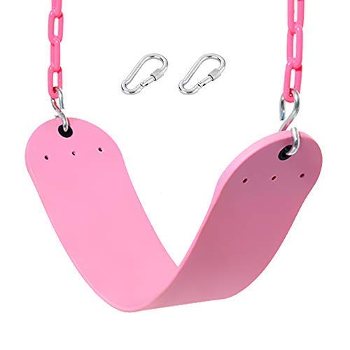 輝く高品質な ジャングルジム ブランコ 屋内 屋外遊び Pink Swing Seat Heavy Duty Chain Plastic Coated P クリアランスバーゲン 期間限定開催 Majconsults Com
