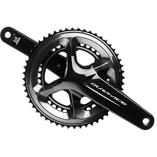 クランク パーツ 自転車 SHIMANO Dura-Ace FC-R9100 11-Speed Crankset Black, 175mm 52/36