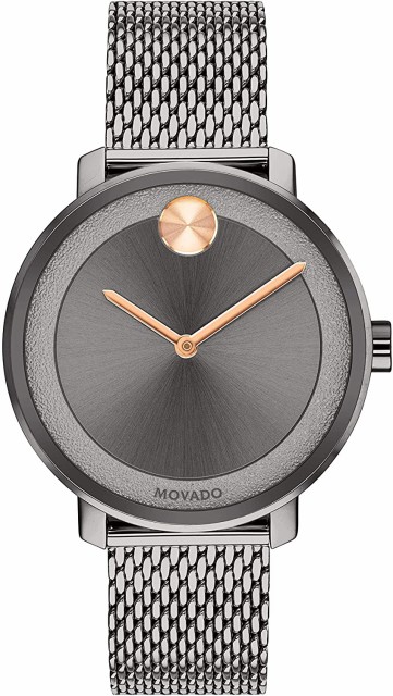 腕時計 モバード レディース Movado Ionic Plated Grey Steel Case (Model: 3600581)