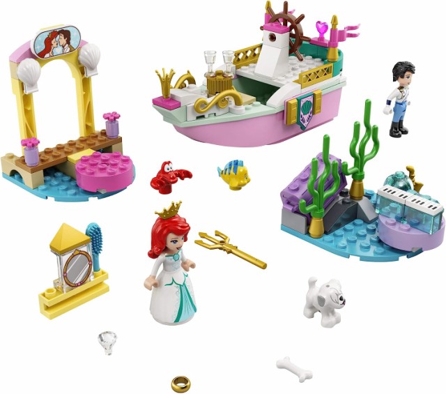 送料無料 レゴ ディズニープリンセス Lego Disney Ariel S Celebration Boat Creative Building Kit That 再再販