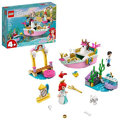 送料無料 レゴ ディズニープリンセス Lego Disney Ariel S Celebration Boat Creative Building Kit That 再再販