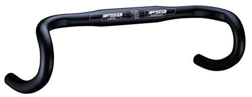 ハンドル パーツ 自転車 FSA Unisex's Vero Compact Drop Bar, Black, 42 cm