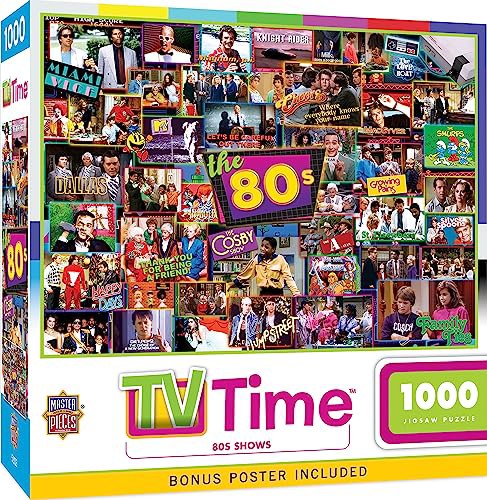 シニアファッション ジグソーパズル 海外製 アメリカ 1000 Piece Jigsaw Puzzle For Adult Family Or Kids 80 S Shows 開店祝い Www Hamiltontowndentistry Com