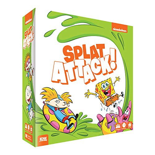 ボードゲーム 英語 アメリカ Nickelodeon's Splat Attack! Miniatures Combat Game