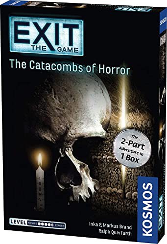 Sale 30 Off ボードゲーム 英語 アメリカ Exit The Catacombs Of Horror Exit The Game A Kosmos Game From Tha 速達メール便