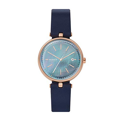 安い取扱店 腕時計 スカーゲン レディース Skagen Women´s Karolina Stainless Steel Solar Watch with Leather Str 安い取扱店 腕時計 スカーゲン レディース Skagen Women´s Karolina Stainless Steel Solar Watch with Leather Str