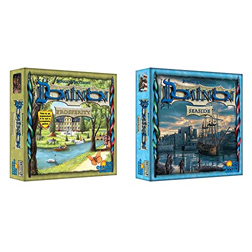 新しいコレクション ボードゲーム 英語 アメリカ Rio Grande Games Dominion Prosperity Dominion Seaside 期間限定セール