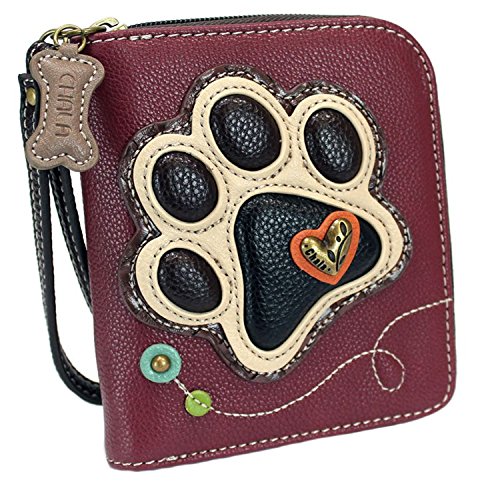 最新の激安 Chala 財布 パッチ Chala Handbag Zip Wallet Collection Paw Print Ivory One Size セール開催中 Desmarques Etvous Fr