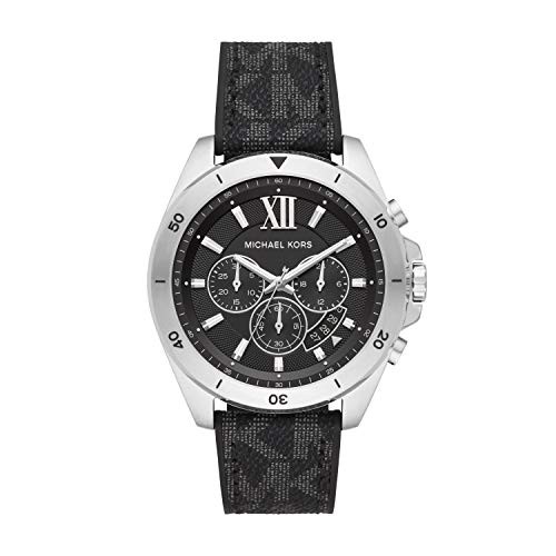 腕時計 マイケルコース メンズ Michael Kors Men's Brecken Stainless Steel Quartz Watch with Plastic