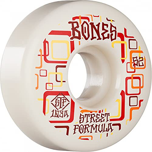 再値下げ ウィール タイヤ スケボー Bones Skateboard Wheels 52mm Retros V3 Slims Stf 103a White 残りわずか