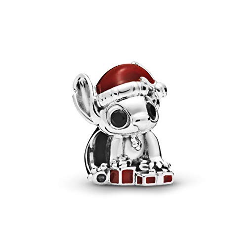 ジャパン 店舗 パンドラ ブレスレット アクセサリー Pandora Disney Stitch Christmas 925 Sterling Silver Charm 当社オリジナル Triplex Ee