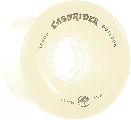 ウィール タイヤ スケボー Arbor Skateboards Outlook 78a Easyrider Longboard Wheels - Ghost White - 6