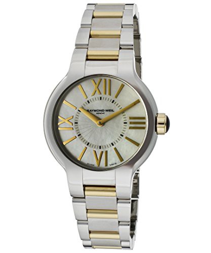 腕時計 レイモンドウィル レディース Women's Noemia White Mother Of Pearl Dial Two Tone Stainles