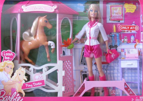 barbie with pony