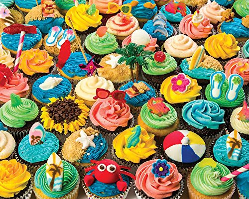 お洒落 ジグソーパズル 海外製 アメリカ Vermont Christmas Company Summer Cupcakes Jigsaw Puzzle 1000 Piec 21年春夏再販 Desmarques Etvous Fr