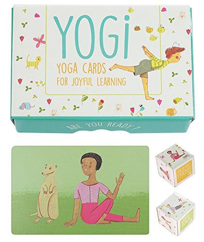 ボードゲーム 英語 アメリカ YOGI FUN Kids Yoga Cards Kit with Illustrations, Rhyming Poems, Birthda