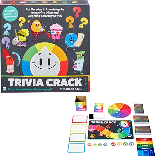 偉大な ボードゲーム 英語 アメリカ Trivia Crack The Board Game Based On The Popular Trivia Hits With Singl 目玉 送料無料 Cheffed In
