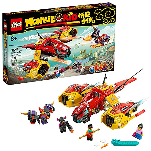 最大30 Off レゴ Lego Monkie Kid Monkie Kid S Cloud Jet Aircraft Toy Building Kit 529 Pieces 決算特価 送料無料