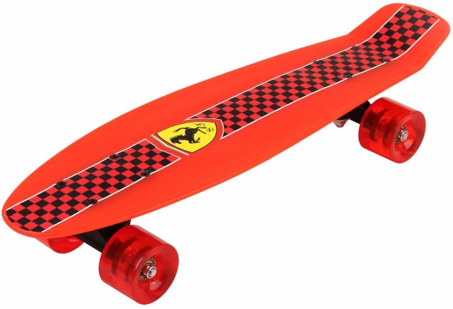 超目玉 スタンダードスケートボード スケボー 海外モデル Ferrari Complete 22 5 Skateboard おしゃれ