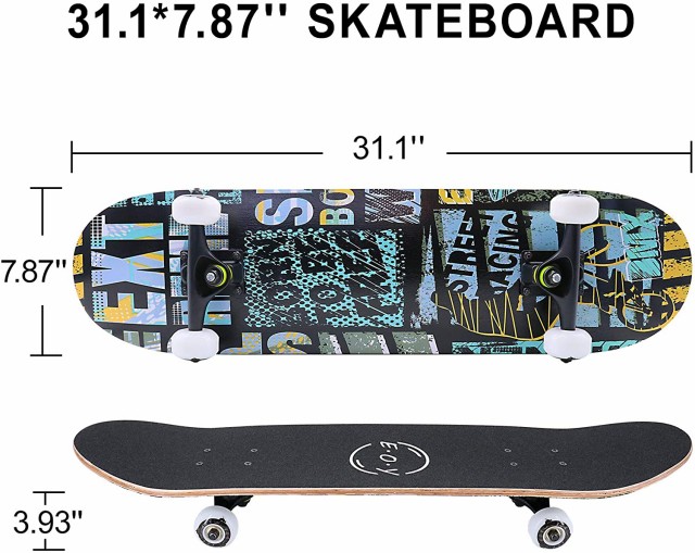 ブランドおしゃれ スタンダードスケートボード スケボー 海外モデル Eoyizw Skateboards Skateboard 31 Inch 8 クライマックスセール再値下げ