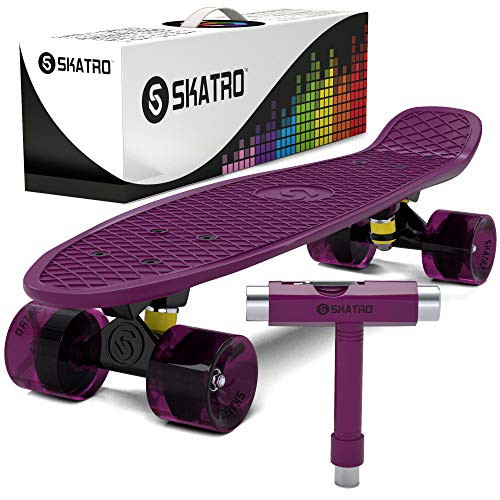 スタンダードスケートボード スケボー 海外モデル Skatro Mini Cruiser Skateboard. 22x6inch