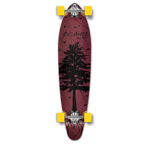 お洒落無限大 ロングスケートボード スケボー 海外モデル In The Pines Red Longboard Complete Skateboard A 目玉商品