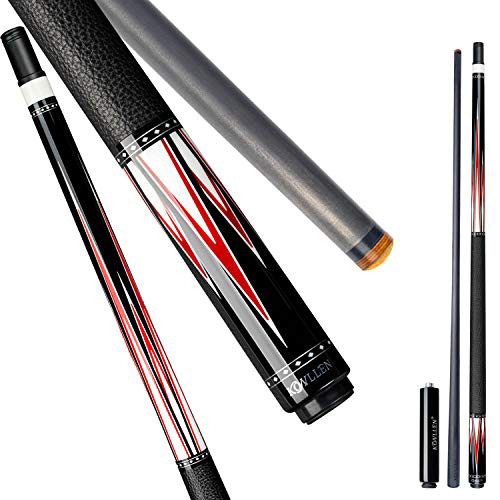 海外輸入品 ビリヤード KONLLEN Carbon Fiber Pool Cue Stick Real Inlay Billiard Cue (12.5mm Tip, Low D