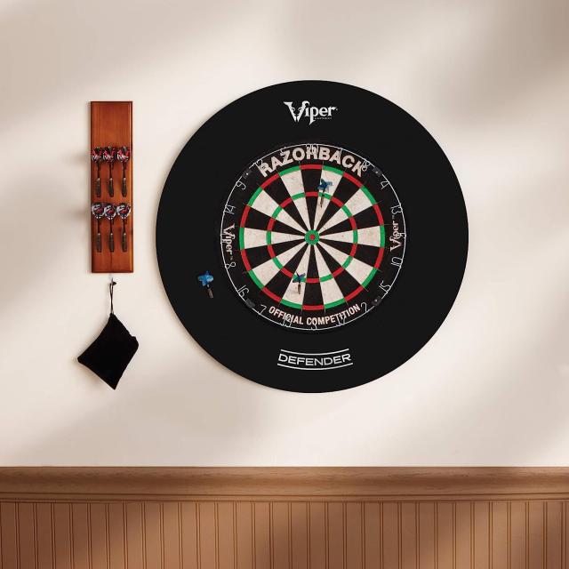 お洒落無限大 海外輸入品 ダーツ Viper By Gld Products Defender Dartboard Surround Wall Protector Black クーポン発行