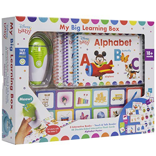 再再販 海外製絵本 知育 英語 Disney Baby My Big Learning Box Set Educational Touch Talk Reader With 3 I お洒落 Mohameen Com