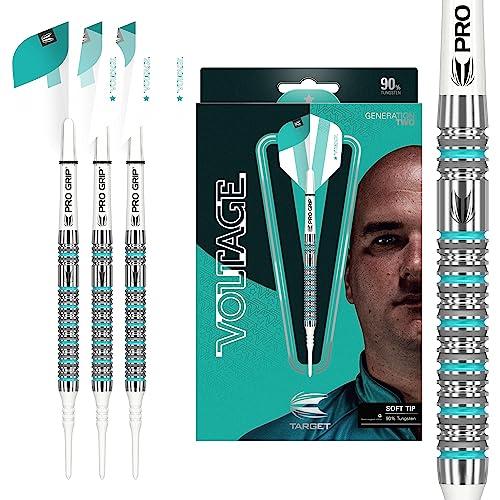 爆熱 海外輸入品 ダーツ Target Darts Rob Cross Gen 2 19g 90 Tungsten Soft Tip Darts Set Silver Aqua And W おすすめ Majconsults Com