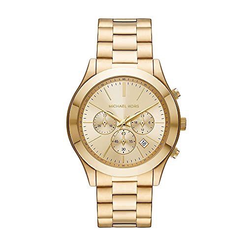 腕時計 マイケルコース レディース Michael Kors MK8909 - Slim Runway Chronograph Stainless Steel