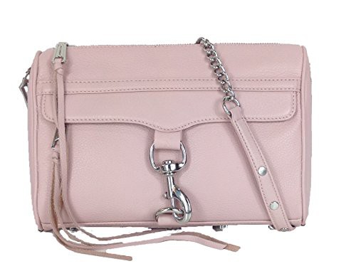 【内祝い】 レベッカミンコフRebecca Minkoff MAC Leather Clutch Crossbody Bag, Blush, 釣鐘屋本舗 d41d8cd9