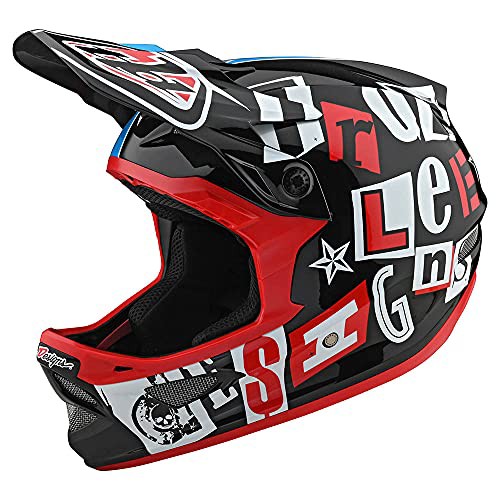 ヘルメット 自転車 サイクリング Troy Lee Designs D3 Anarchy FIBERLITE Full Face Adult Mountain Bi