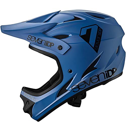 ヘルメット 自転車 サイクリング 7iDP M1 Helmet Full Face Mountain Biking Helmet, Diesel Blue, Sma