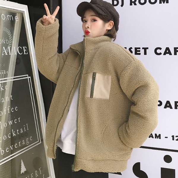 冬 アウター レディース ボアブルゾン ボアフリース ボアジャケット 冬服 レディース ベージュ ブルー 韓国 ファッション レディース 冬の通販はau Pay マーケット Vestito 商品ロットナンバー