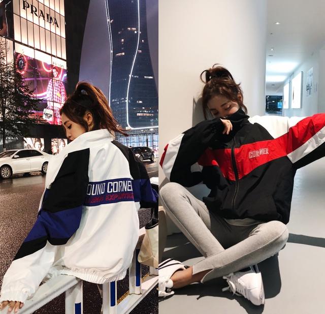 ナイロン ジャケット レディース 秋服 韓国 ファッション ストリート レディース 秋 アウターレディース ロゴ カラーブロック ナイロンブの通販はau Pay マーケット Vestito 商品ロットナンバー