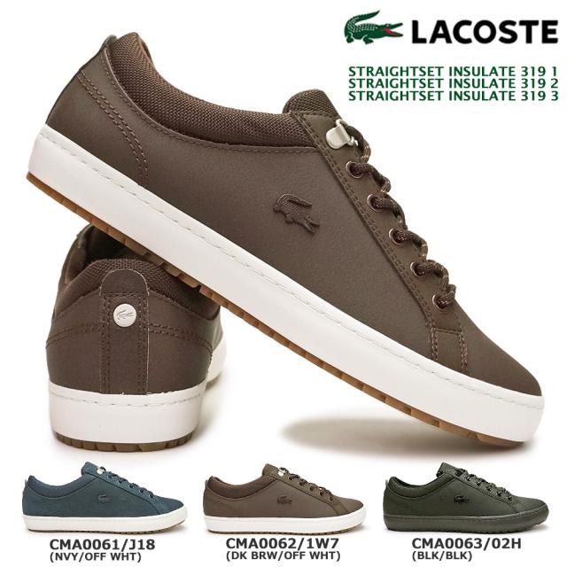 ラコステ スニーカー ストレートセット インサレート 319 Cma061l Cma0062 Cma0063 メンズ レザー Lacoste Straightset Insulate 319の通販はau Wowma ワウマ マイスキップ 商品ロットナンバー