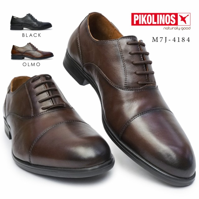 カラーはク ピコリノス ビジネスシューズ PIKOLINOS BRISTOL M7Jの通販はau PAY マーケット - マイスキップ｜商品ロットナンバー：336262747 靴 メンズ M7J-4184 ストレートチップ PK-295 本革 ・・・やや