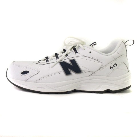 中古 New Balance Ml615 Nwt スニーカー ランニングシューズ ロゴ 28 白 ホワイト系 Sm 靴 メン