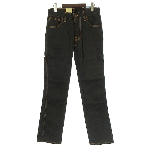 楽天ランキング1位 ヌーディージーンズ Nudie Jeans Slim Jim デニムパンツ ジーンズ スリム 30 黒 ブラック系 Sm メンズ 交換無料 Olsonesq Com