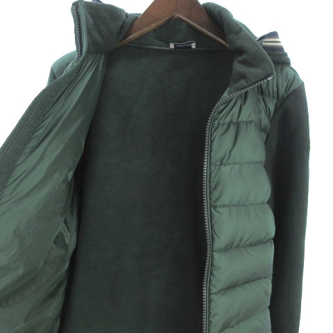 中古 モンクレール ダウン パーカージャケット 切替 フード ダブルジップ ロゴ ライン 00 緑 S の通販はau Pay マーケット ブランド古着のベクトル 商品ロットナンバー