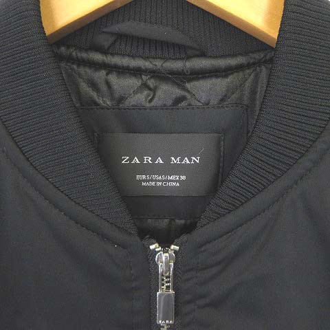 中古 ザラマン Zara Man ジャケット Ma 1 ロング コート ブルゾン 黒 ブラック S メンズの通販はau Pay マーケット ブランド古着のベクトル 商品ロットナンバー