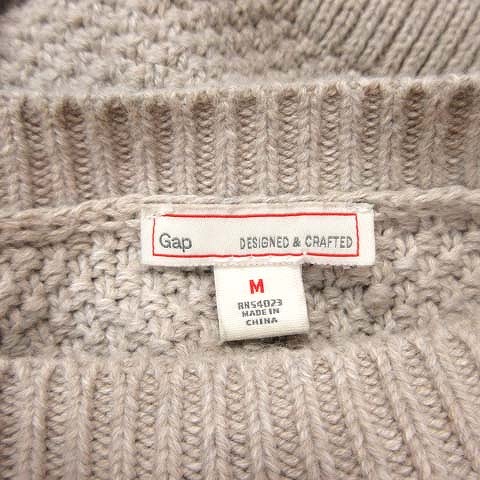 中古 ギャップ Gap ニット セーター 長袖 カットソー M グレージュ 9 レディースの通販はau Pay マーケット ブランド古着のベクトル 商品ロットナンバー