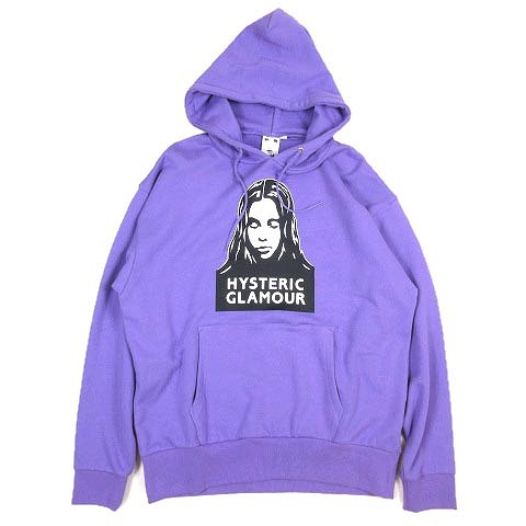 スプリングフェア エックスガール X Girl Hysteric Glamour 極美品 19aw ガール プリント フーディー プルオーバー スウェット 信頼 Parjal Fr