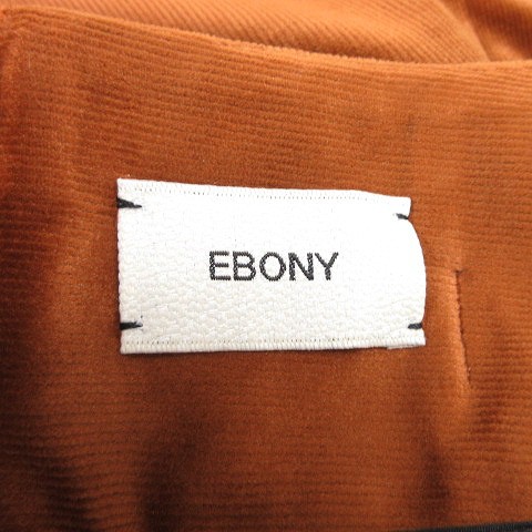 【中古】未使用品 エボニー EBONY SIDE BELT TIGHT SKIRT サイドベルト タイト スカート ジャガード フリンジの通販