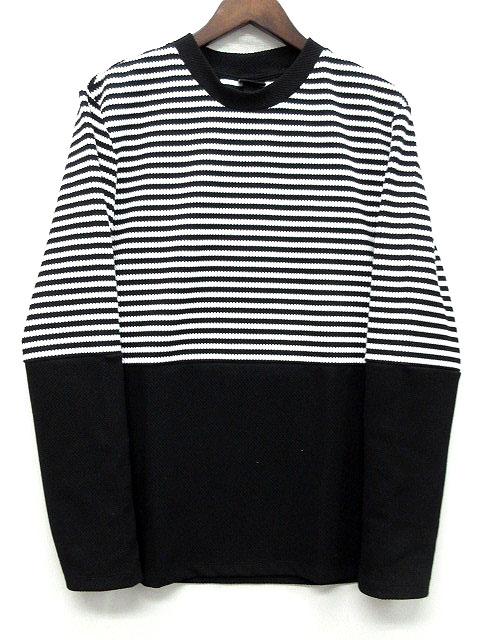 中古 未使用品 エイチ エム H M ジャガード ニット ジャンパー カットソー 長袖 Tシャツ ロンt ボーダー 切替 黒 ブラック S メンズの通販はau Pay マーケット ブランド古着のベクトル 商品ロットナンバー